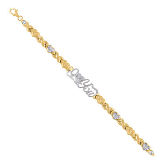 10Kt Gold Turkish Bracelet 7"