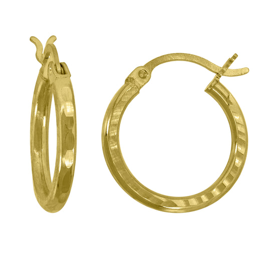 14Kt Gold Hoop Earrings