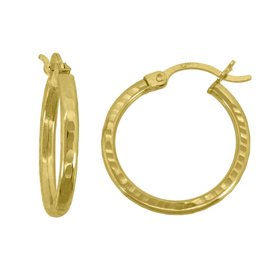 14Kt Gold Hoop Earrings