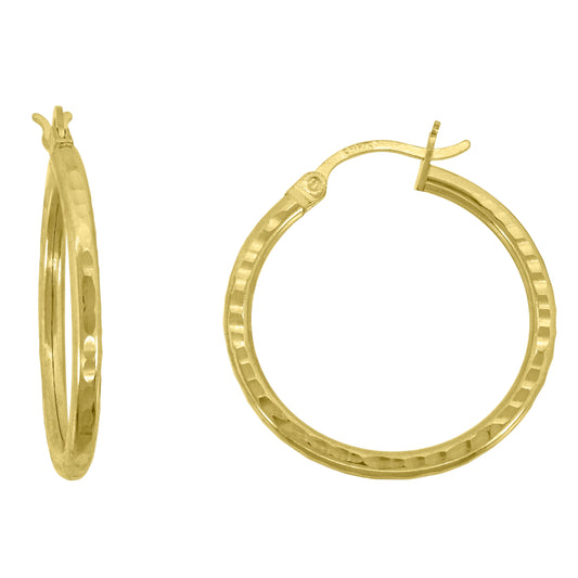 14Kt Gold Hoop Earrings