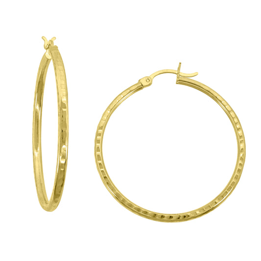 14Kt Gold Hoop Earrings