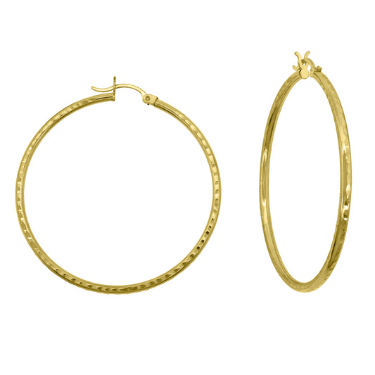14Kt Gold Hoop Earrings