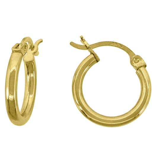 14Kt Gold Hoop Earrings