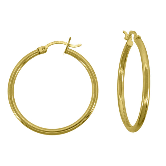14Kt Gold Hoop Earrings
