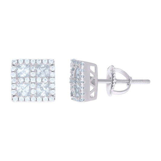 925-Cz Stud Earrings