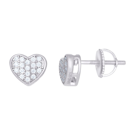 925 Sterling Silver Cz Earrings