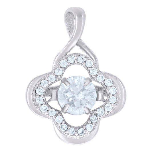 925 Sterling Silver Cz Pendant