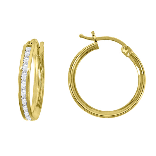 14Kt Gold Hoop Earrings