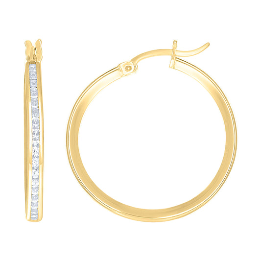14Kt Gold Hoop Earrings