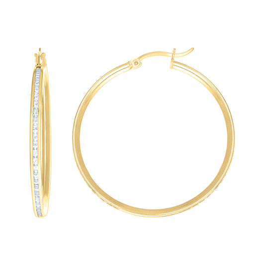 14Kt Gold Hoop Earrings