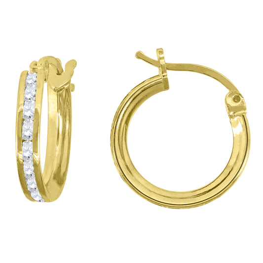 14Kt Gold Hoop Earrings