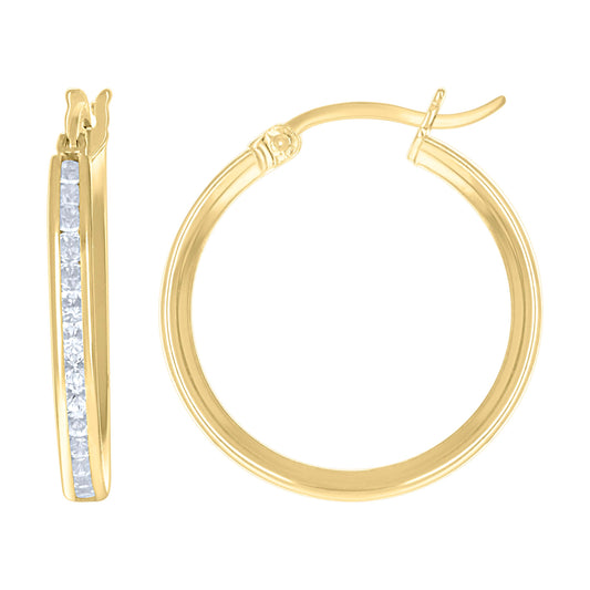 14Kt Gold Hoop Earrings