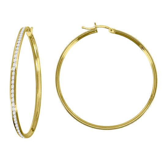 14Kt Gold Hoop Earrings