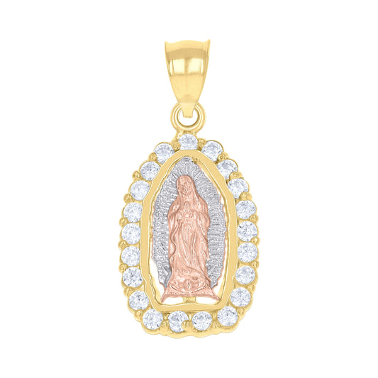14Kt Gold Cz Pendant