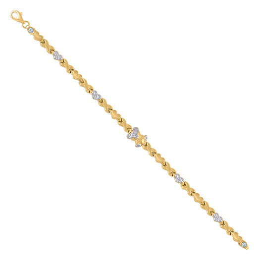 10Kt Gold Turkish Bracelet 8"