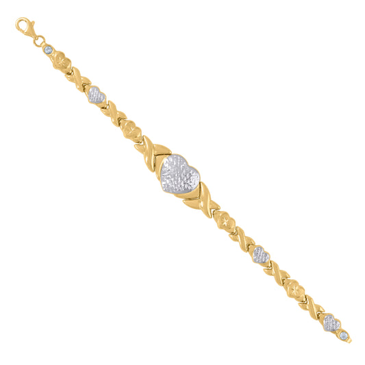 10Kt Gold Turkish Bracelet 7"