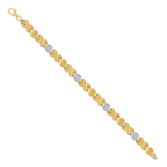 10Kt Gold Turkish Bracelet 7"