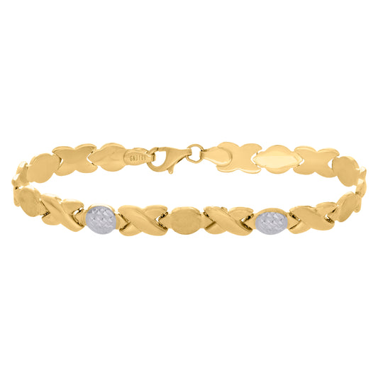 10Kt Gold Turkish Bracelet 7"