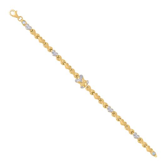 10Kt Gold Turkish Bracelet 7"