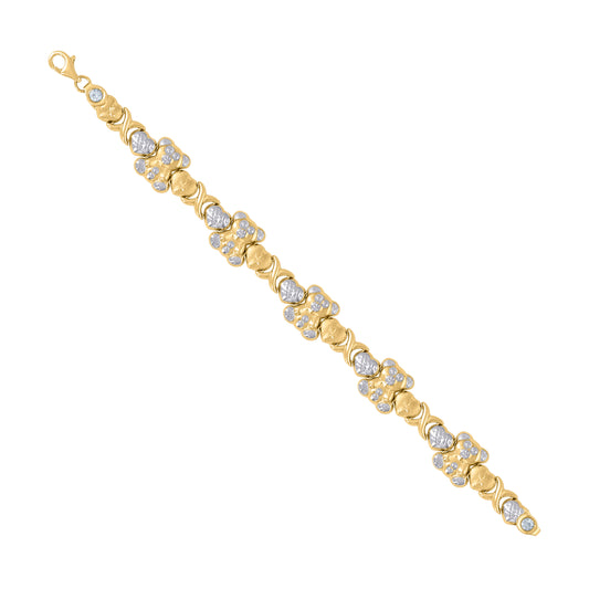 10Kt Gold Turkish Bracelet 7"