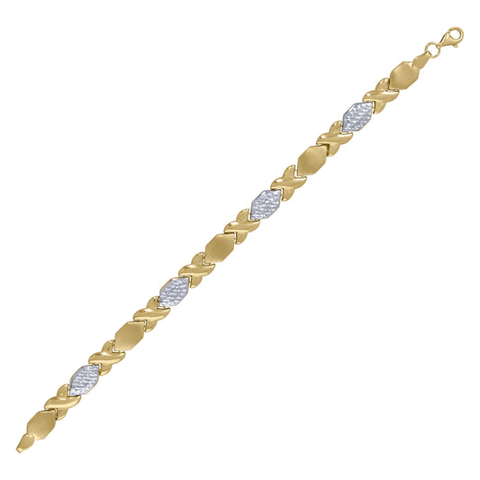 10Kt Gold Turkish Bracelet 7"