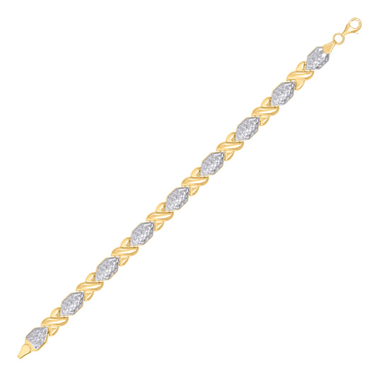 10Kt Gold Turkish Bracelet 7"