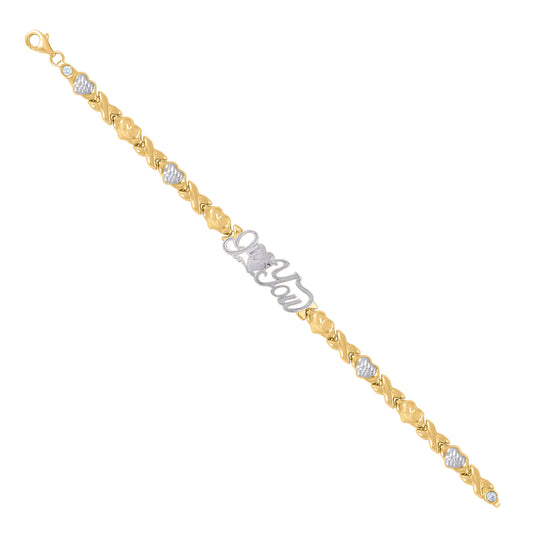 10Kt Gold Turkish Bracelet 8"