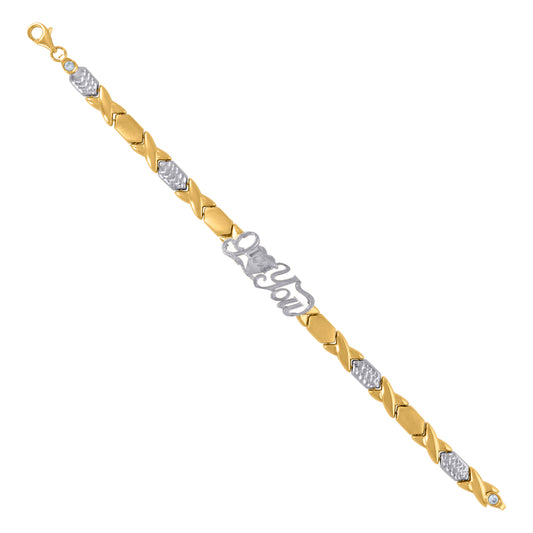 10Kt Gold Turkish Bracelet 8"