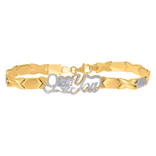 10Kt Gold Turkish Bracelet 8"