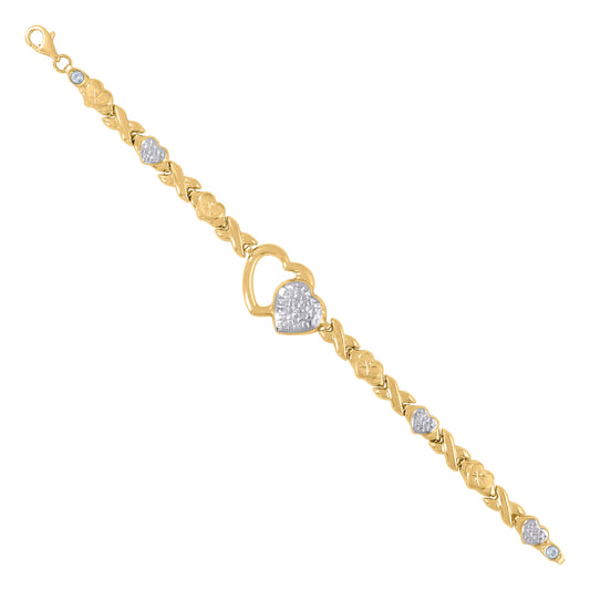 10Kt Gold Turkish Bracelet 7"
