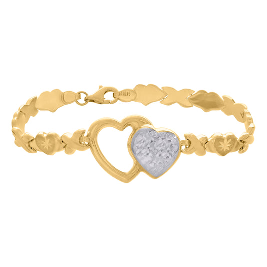 10Kt Gold Turkish Bracelet 7"