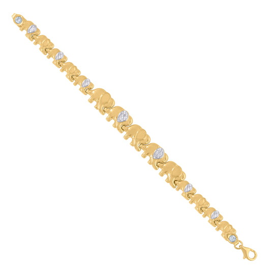 10Kt Gold Turkish Bracelet 7"
