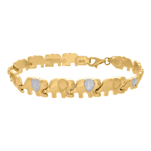 10Kt Gold Turkish Bracelet 7"