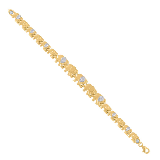 10Kt Gold Turkish Bracelet 8"