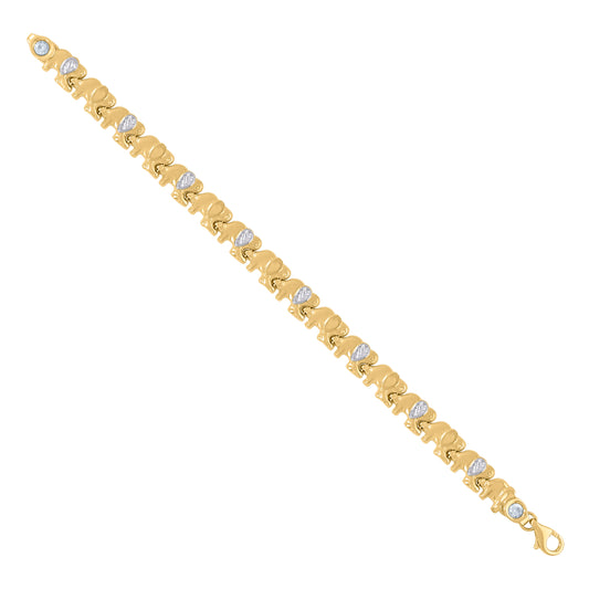 10Kt Gold Turkish Bracelet 7"