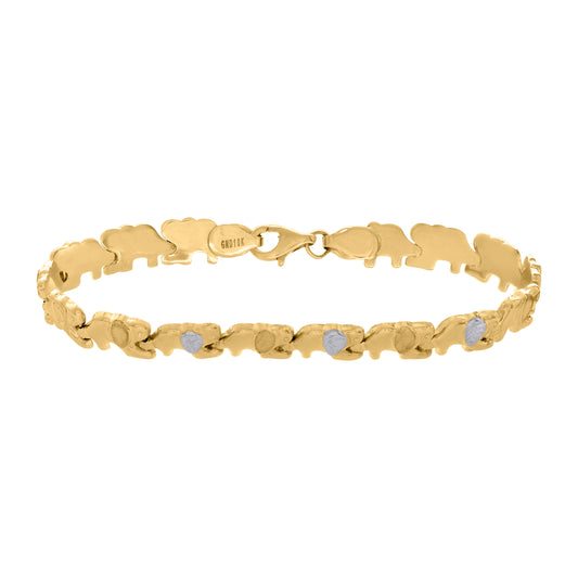 10Kt Gold Turkish Bracelet 7"