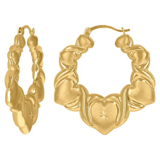 10Kt Gold Turkish Earrings