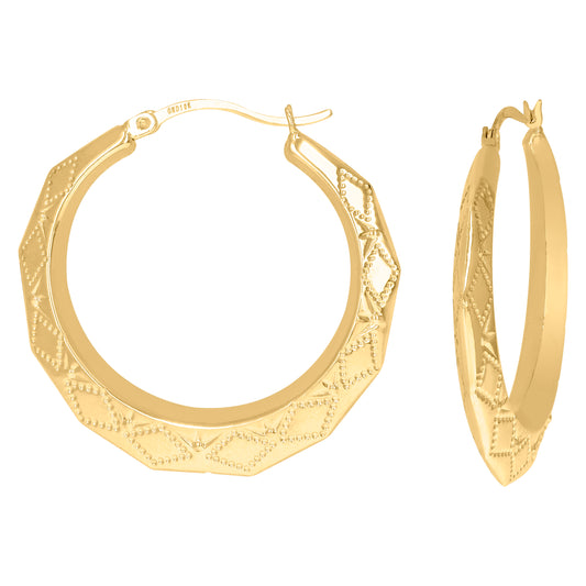 10Kt Gold Turkish Earrings