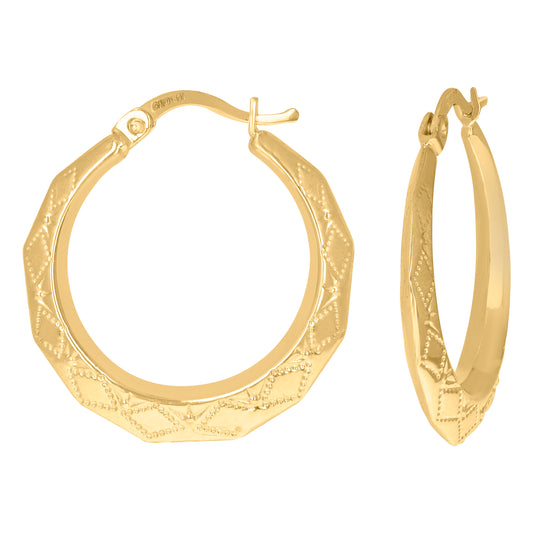 10Kt Gold Turkish Earrings