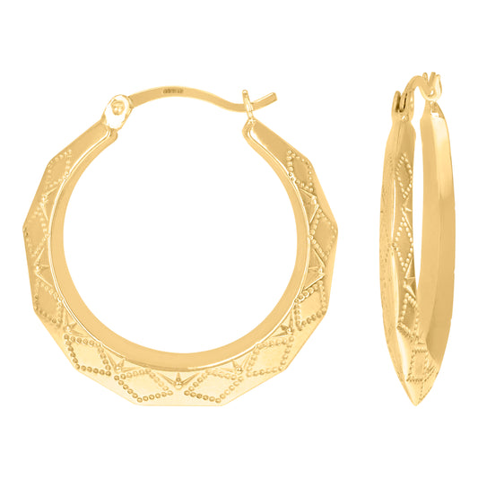 10Kt Gold Turkish Earrings