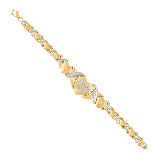 10Kt Gold Turkish Bracelet 7"