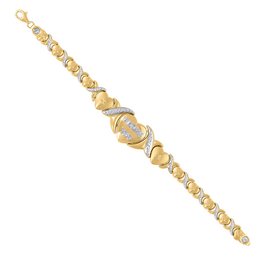 10Kt Gold Turkish Bracelet 8"