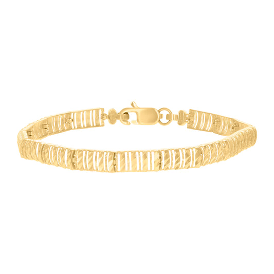 10Kt Gold Bracelet 7"