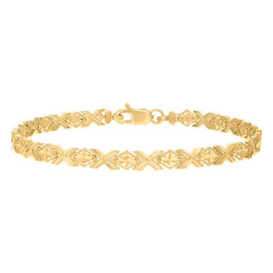 10Kt Gold 8" Bracelet