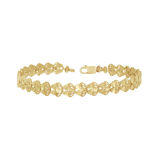 10Kt Gold 8" Bracelet