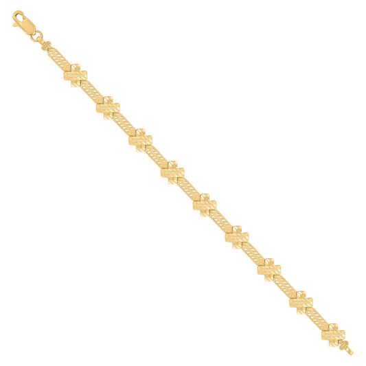 10Kt Gold 7" Bracelet