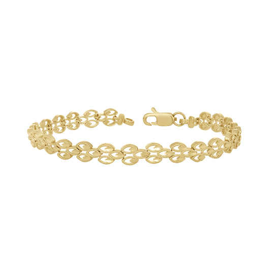 10Kt Gold 8" Bracelet