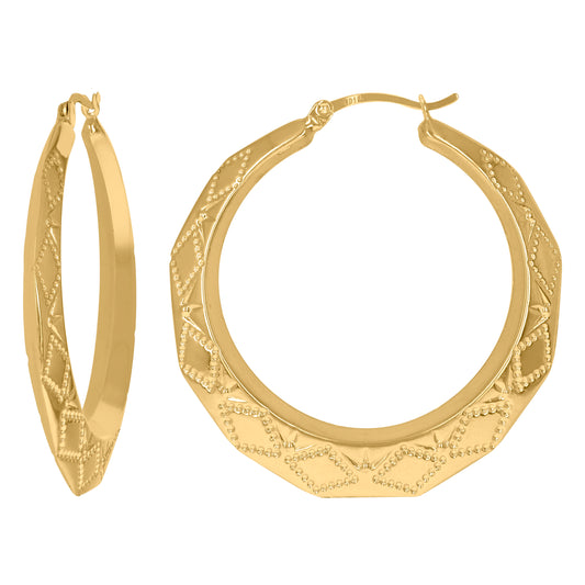 10Kt Gold Turkish Earrings