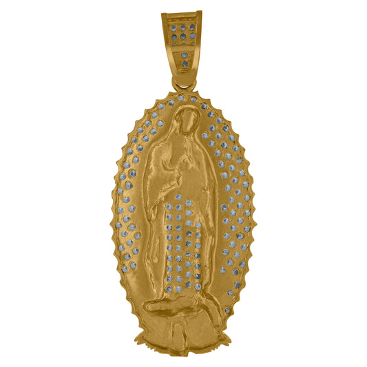 10Kt Gold Cz Pendant