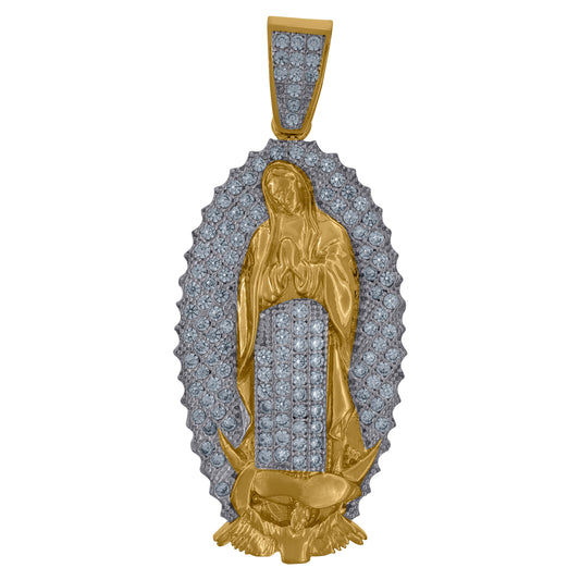 10Kt Gold Cz Pendant